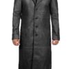 Bryson Black Mens Leather Duster Bryson Black Mens Leather Duster