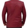 Puccio Mens Maroon Blazer Jacket Puccio Mens Maroon Blazer Jacket
