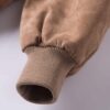 Adamsville Mens Camel Suede Bomber Jacket