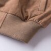 Adamsville Mens Camel Suede Bomber Jacket