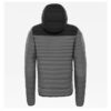  Black and Gray Puffer Jacket With Hood