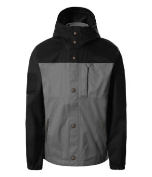 Mens Black and Gray Jacket With Hood