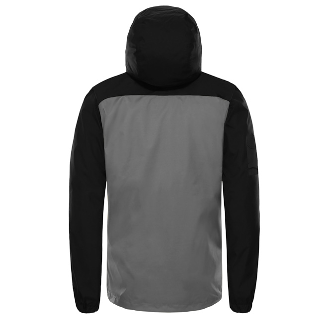 Mens Black and Gray Jacket With Hood Mens Black and Gray Jacket With Hood