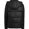Mens Black Hooded Puffer Jacket Mens Black Hooded Puffer Jacket
