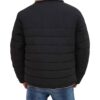  Mens Black Puffer Jacket With Shearling Collar
