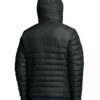  Mens Black Sherpa Lined Puffer Jacket With Hood
