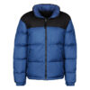  Mens Blue and Black Puffer Jacket