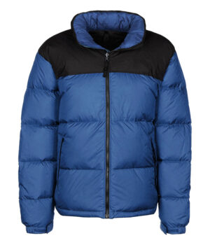  Mens Blue and Black Puffer Jacket
