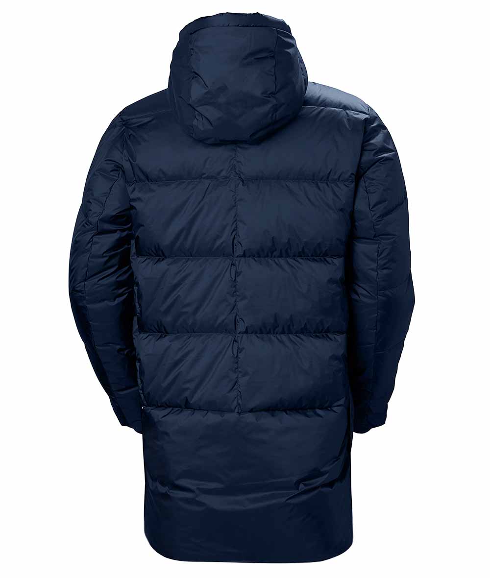 Mens Blue Puffer Coat with Hood Mens Blue Puffer Coat with Hood
