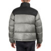  Mens Gray and Black Puffer Jacket