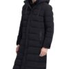  Mens Long Black Puffer Coat With Hood