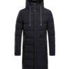  Mens Long Black Puffer Coat With Hood