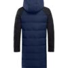 Mens Long Navy Blue Puffer Coat With Hood Mens Long Navy Blue Puffer Coat With Hood