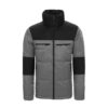  Mens Silver and Black Puffer Jacket