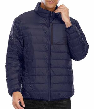  Navy Blue Puffer Jacket Mens