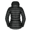  Womens Black Hooded Puffer Jacket