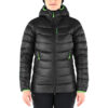  Womens Black Hooded Puffer Jacket