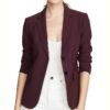 13 Reasons Why Season 4 Jessica Davis Burgundy Blazer