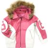 8 Ball Pink Leather Hooded Jacket