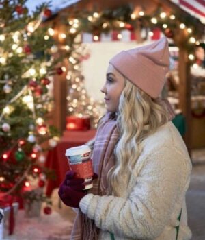 Jessy Schram A Nashville Christmas Carol Sherpa Jacket