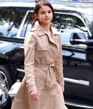 A Rainy Day In New York Selena Gomez Coat