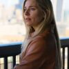 Anatomy of a Scandal Sienna Miller Brown Leather Jacket