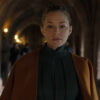 Anatomy of a Scandal Sophie Whitehouse Orange Coat
