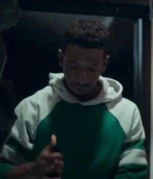 Dan Turner Archive 81 Green and White Hoodie