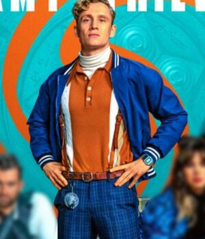 Ludwig Dieter Blue Bomber Jacket