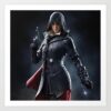  	Assassin’s Creed Evie Frye Black and Red Coat