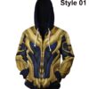 Avengers Endgame Thanos Hoodie (Free T- Shirt)