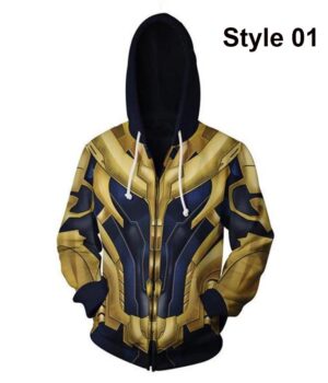 Avengers Endgame Thanos Hoodie (Free T- Shirt)
