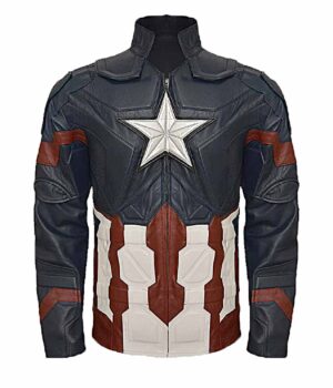 Captain America Civil War Leather Jacket