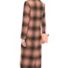 Behind Her Eyes (2021) Adele Pink Plaid Coat