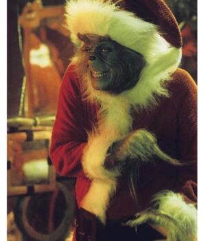 Jim Carrey How the Grinch Stole Christmas Trench Coat