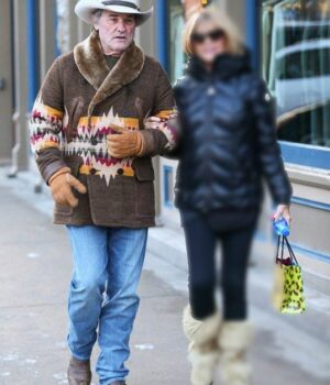 Kurt Russell Shearling Coat