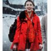 Natalie Clark Lost at Christmas Red Coat