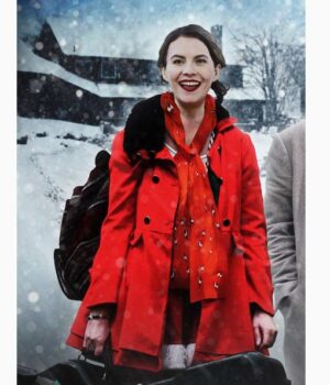 Natalie Clark Lost at Christmas Red Coat
