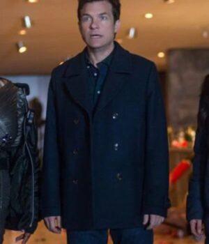 Office Christmas Party Jason Bateman Black Coat