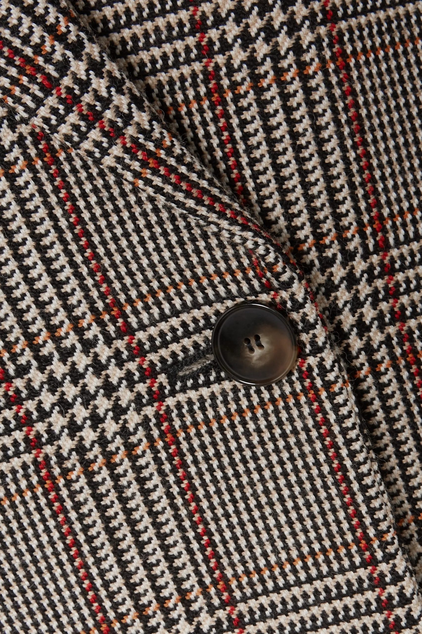 The Flight Attendant Cassie Bowen Plaid Coat The Flight Attendant Cassie Bowen Plaid Coat