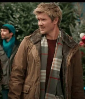 Too Close For Christmas Chad Michael Murray Brown Jacket