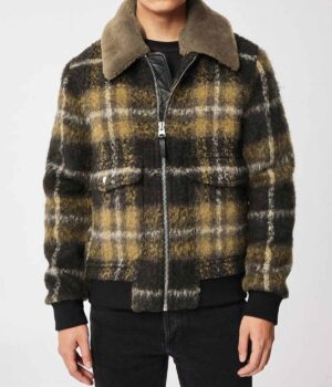 Big Sky Cassie Dewell Plaid Bomber Jacket