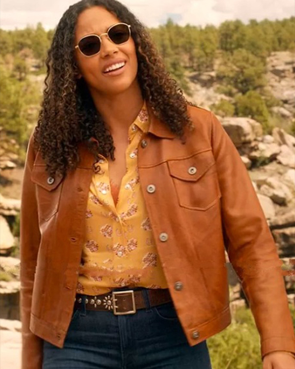 Big Sky Season 3 Kylie Bunbury Leather Jacket Big Sky Season 3 Kylie Bunbury Leather Jacket