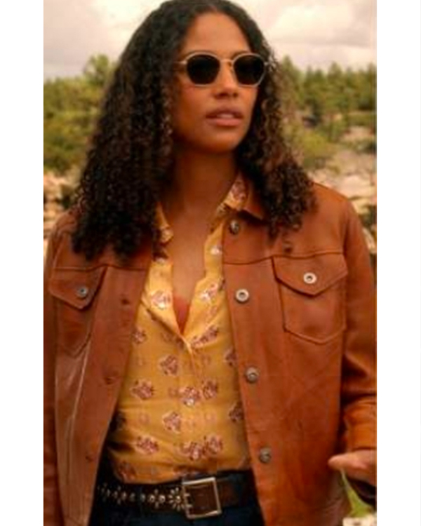 Big Sky Season 3 Kylie Bunbury Leather Jacket Big Sky Season 3 Kylie Bunbury Leather Jacket