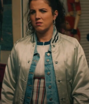 Derry Girls Season 3 Michelle Satin Bomber Jacket