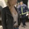 You Have to Play Along Jenny Hoyt Black Quilted Leather Jacket