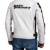 Fast and Furious 7 Dominic Toretto White Racer Jacket