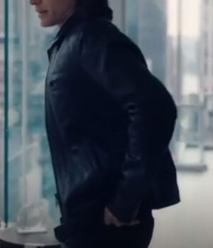 WeCrashed Adam Neumann Biker Jacket