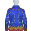  	Harley Quinn Birds Of Prey Blue Blazer