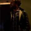 Rob Black Mirror Crocodile Leather jacket Rob Black Mirror Crocodile Leather jacket